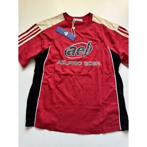 AELFRIC EDEN CONTRAST COLOR SPEEDWAY TEE Medium